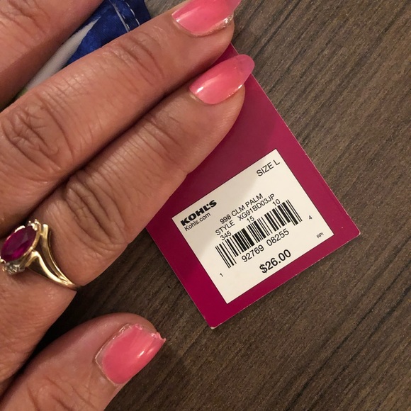 Floral swim bikini top. Brand new!! - Picture 7 of 9